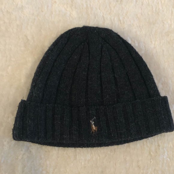 Mens Polo Ralph Lauren Lambs Wool Touque / Hat